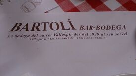 Bar Bodega Bartolí­