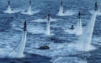 Practicar flyboard en las playas de Barcelona