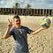 Jugar voley de playa