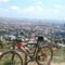 Ruta bici de montña mañana por la mañana